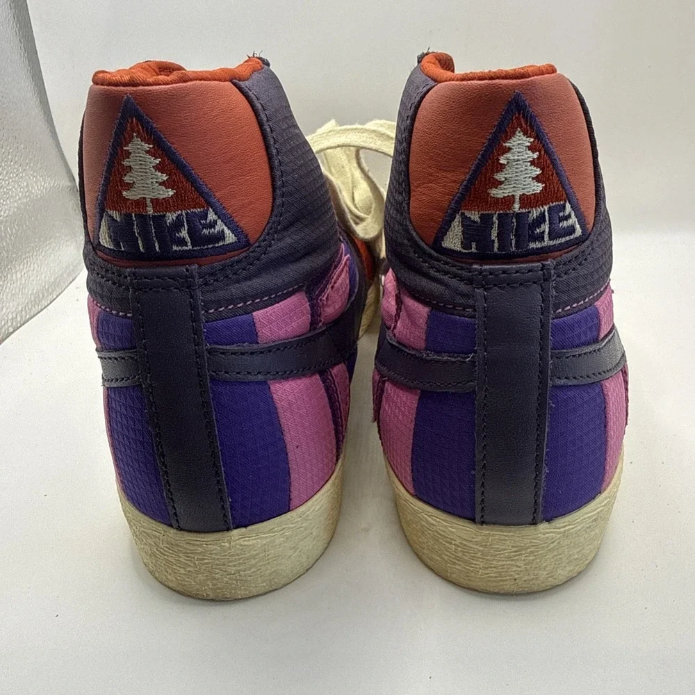Nike WMNS Blazer Mid Premium Style 316959-551 Size 8.5 US Purple Orange‎ Pink